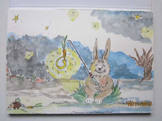 17cmx24cm, Fineliner, Schmincke Aquarellfarben