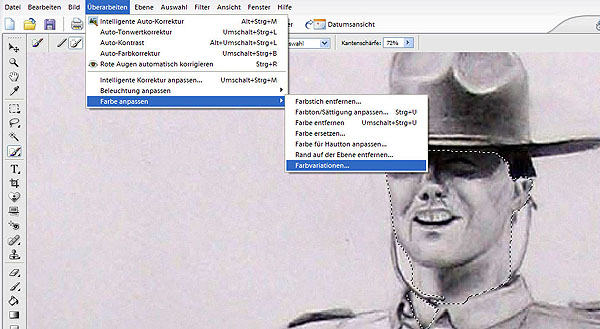 Bilder kolorieren mit Photoshop
