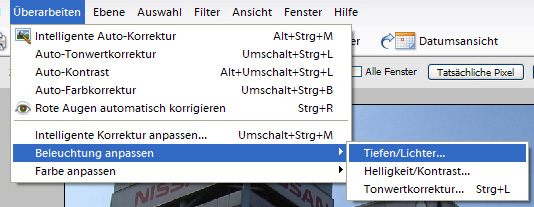 Fotos mit Photoshop aufhellen