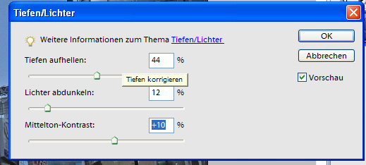Bilder mit Photoshop aufhellen