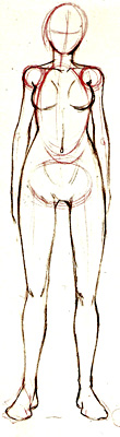 Weibliche Manga-Figur