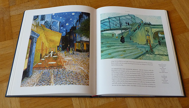 Buch mit Gemälden von van Gogh
